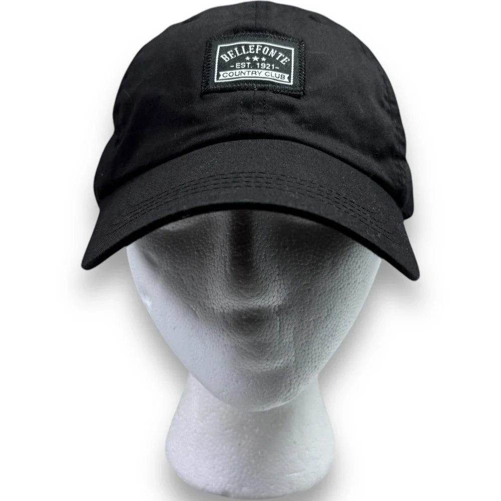 Imperial Bellefonte Country Club Hat Mens Black Adjustable Strap Back Cap 1921